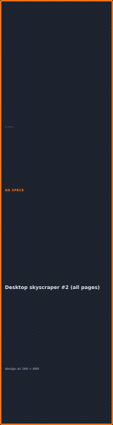 [AD SPACE] Sidebar · Desktop skyscraper #2 (all pages) — design 160x600