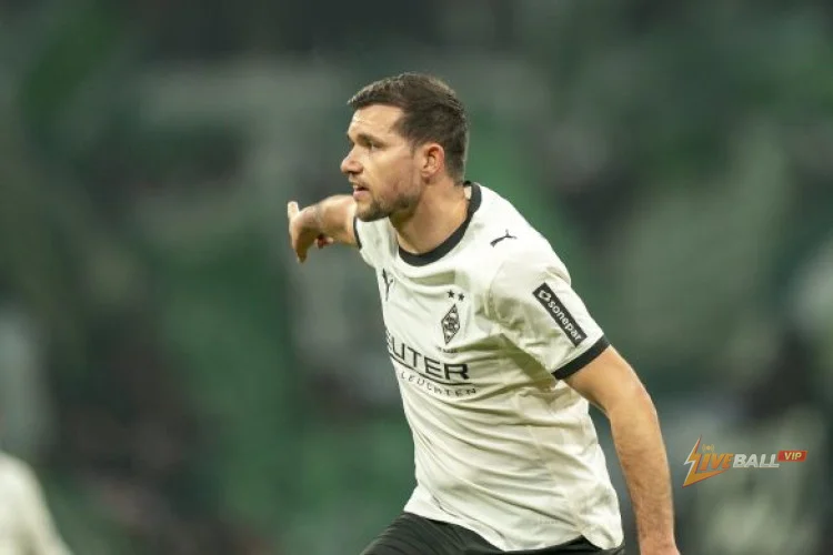 Borussia Mönchengladbach’s Kevin Stöger blows off steam after scoring a dream goal in the midst of a dismal Bundesliga season