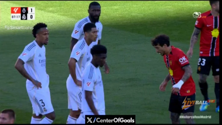 XEM: Eder Militao đánh đầu ghi bàn gỡ hòa cho Real Madrid trước khi Mallorca tái lập thế dẫn trước ở phút bù giờ