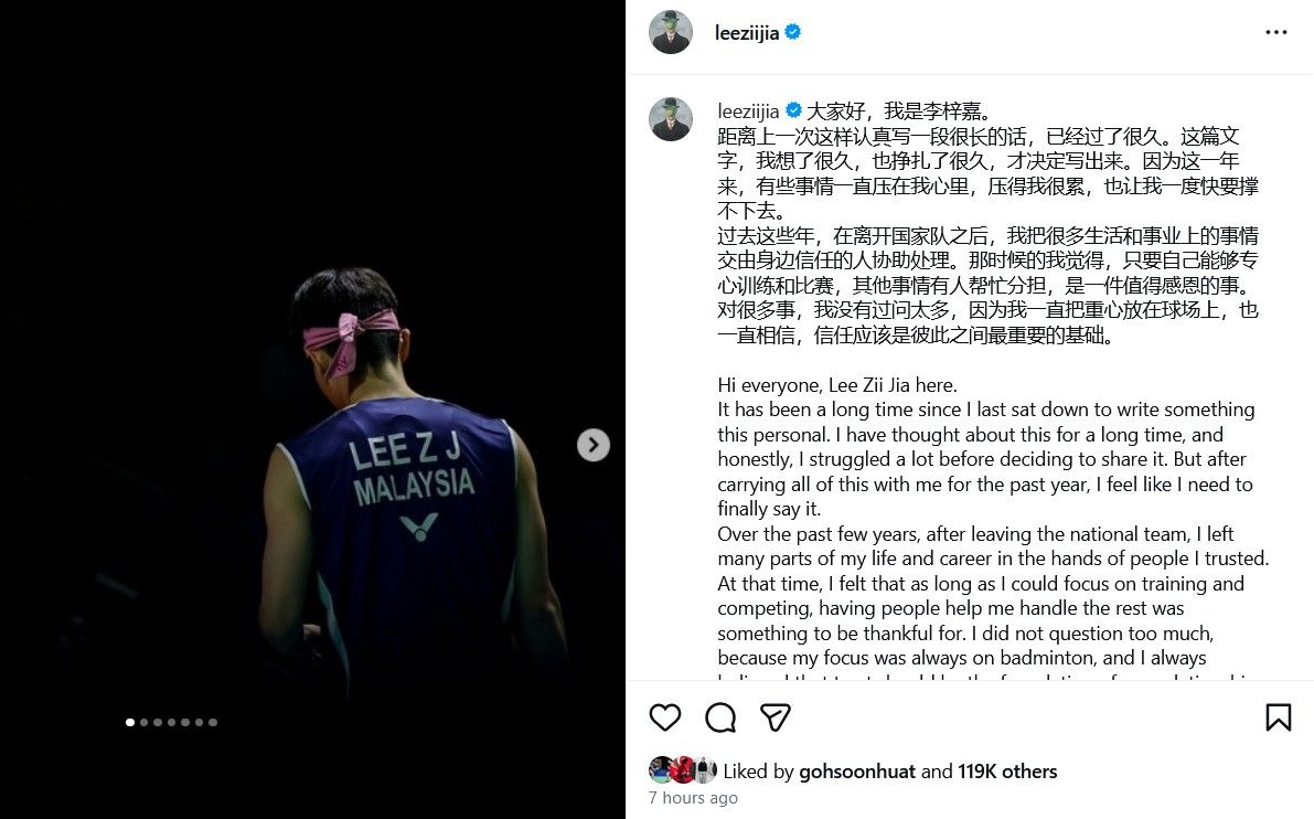 ลี ซี เจีย เปิดใจถึงความยากลำบากส่วนตัวและความท้าทายในอาชีพ