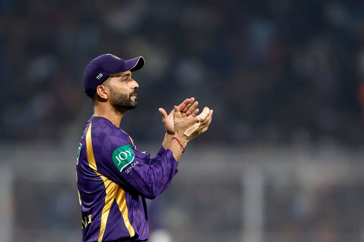 KKR ต้องเผชิญกับความท้าทายในการเป็นผู้นำหลังจากการเกษียณของราฮาเน่