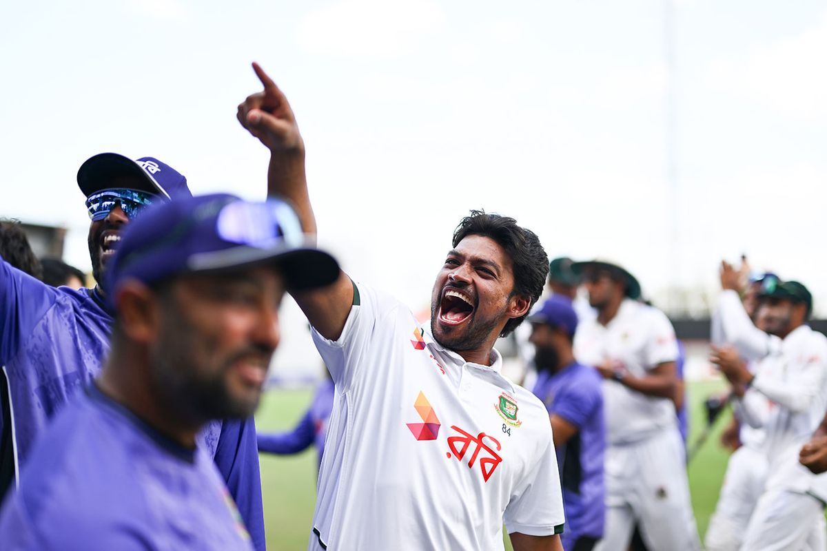 Shanto gọi chiến thắng là vinh quang lớn nhất trong lịch sử cricket Bangladesh